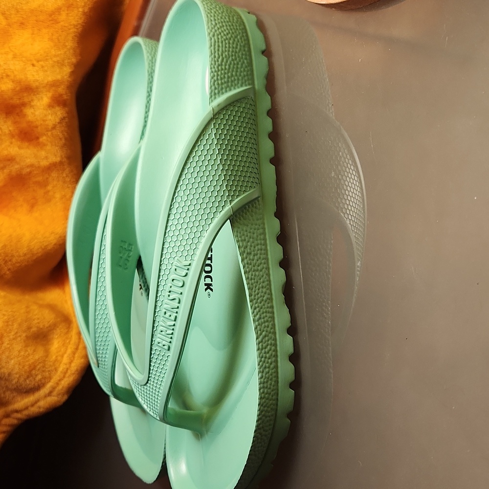 Birkenstock Green Flip Flops Birkenstock Women's, Honolulu EVA Sandal Jade 37 - Picture 8 of 15